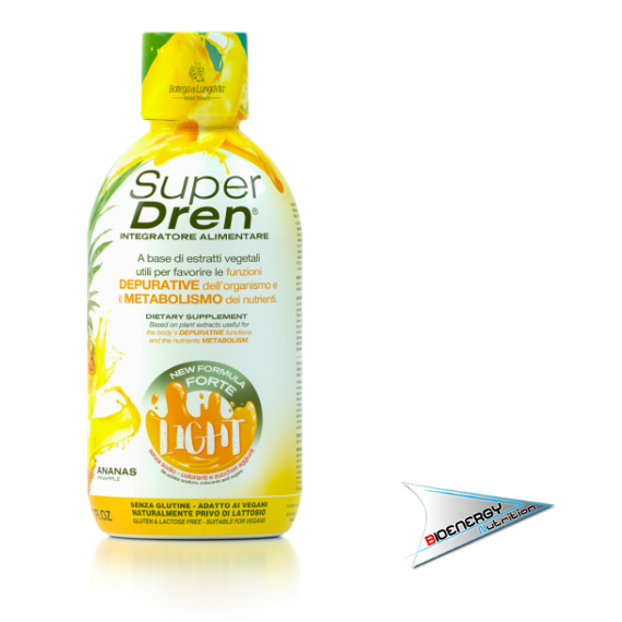 Bottega di Lunga Vita-SUPERDREN DEPURA LIGHT  ANANAS  (Conf. 500 ml)     